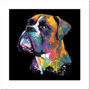 Boxer Dog Art Posters and Art